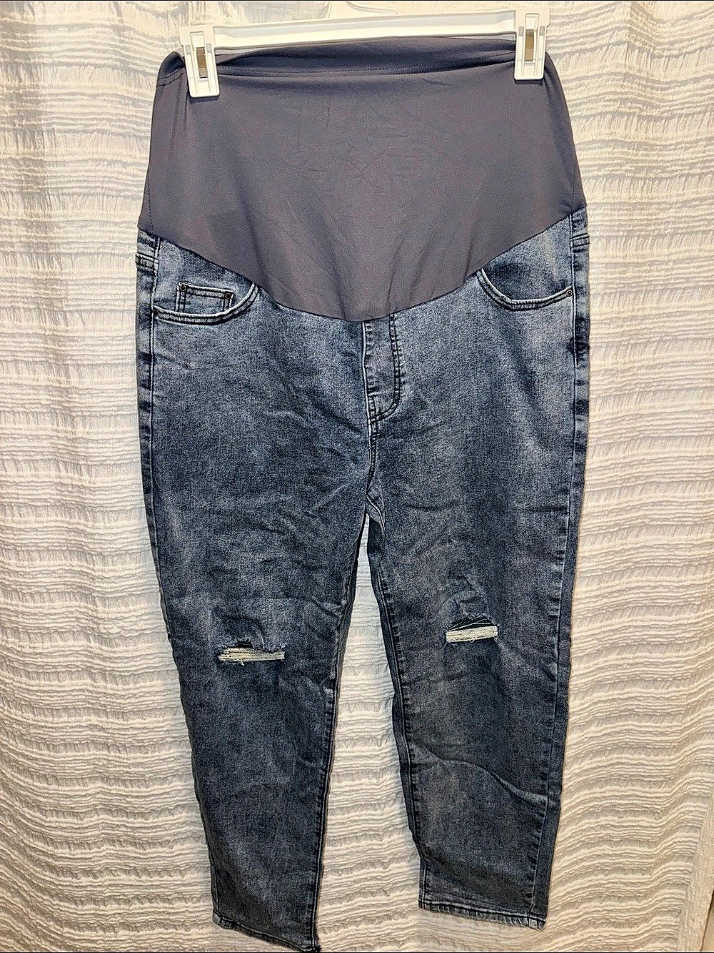 POSHGLAM Women's Maternity Boyfriend Jeans